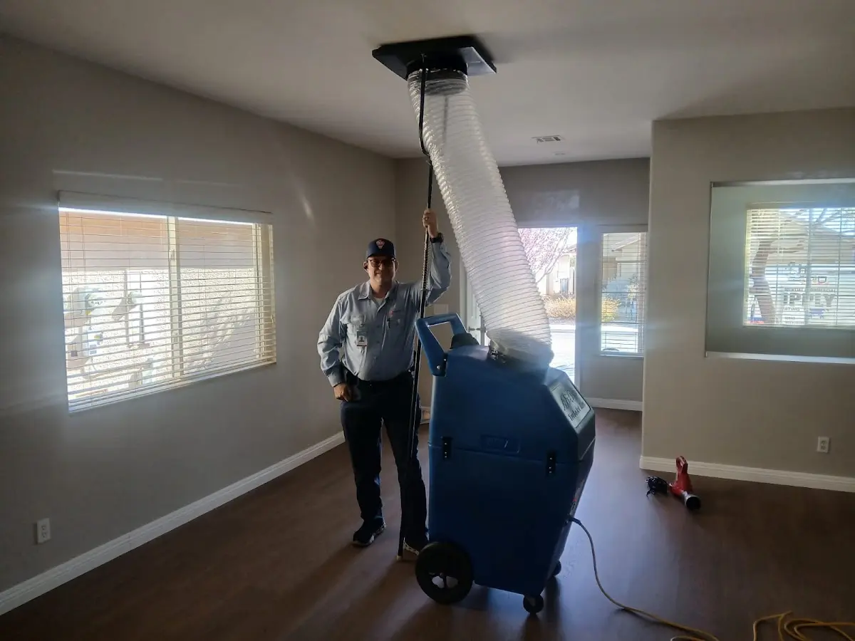 Professional Dryer Vent Cleaning work inside a Richmond Hill home